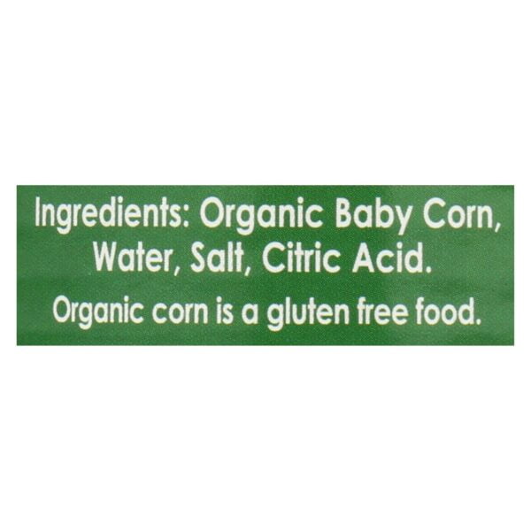Organic Cut Baby Corn