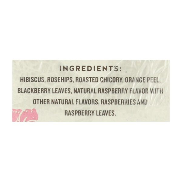 Raspberry Zinger Herbal Tea Caffeine 20 Tea Bags