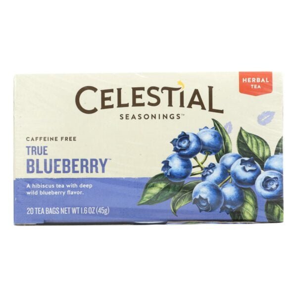 True Blueberry Herbal Tea Caffeine Free