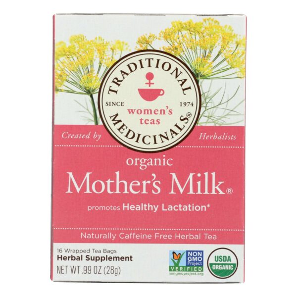 Organic Mother's Milk Herbal Tea 16 Tea Bags