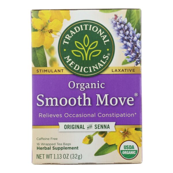 Organic Smooth Move Herbal Tea 16 Tea Bags