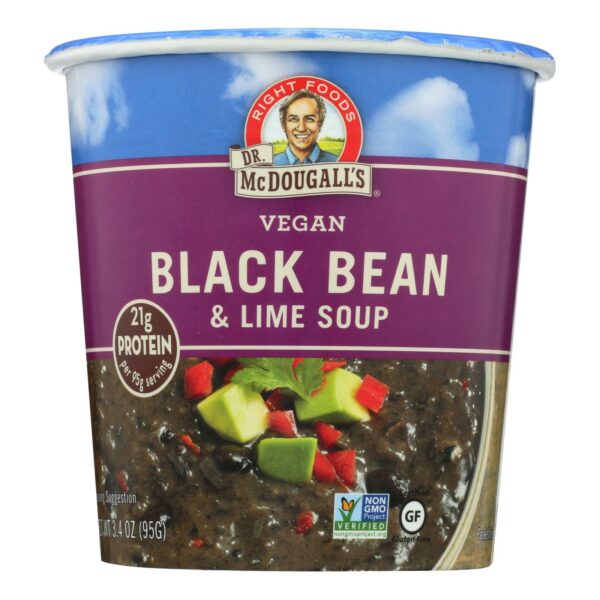 Big Cup Vegan Soup Black Bean and Lime