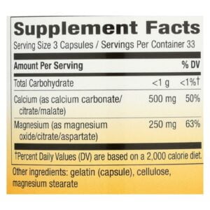 Calcium and Magnesium