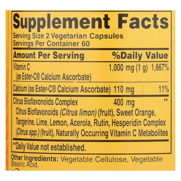 american health ester c 500mg with citrus bioflavonoids 120 capsules