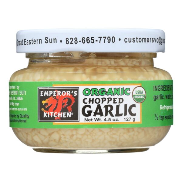 Organic Chopped Garlic