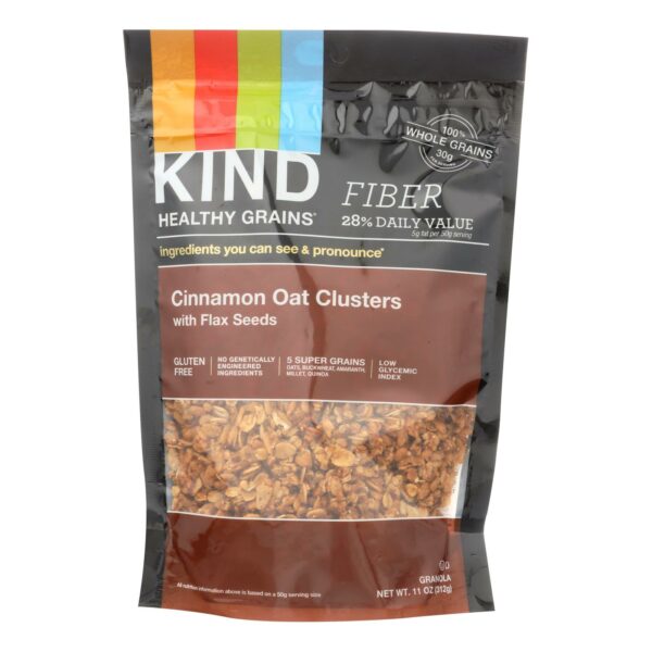 Healthy Grains Cinnamon Oat Clusters with Flax Seeds