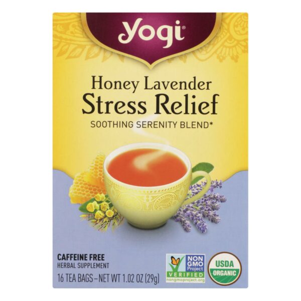 Honey Lavender Caffeine Free Stress Relief Tea