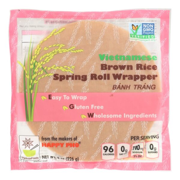 Vietnamese Brown Rice Spring Roll Wrapper