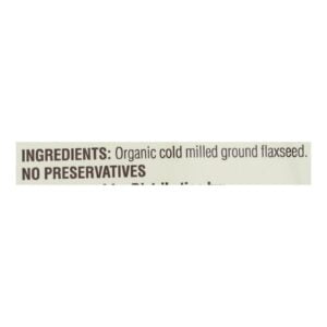 Organic Cold Milled Ground Premium Flaxseed