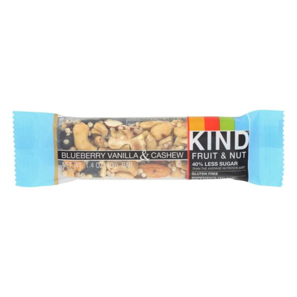 Fruit and Nut Blueberry Vanilla and Cashew Bar