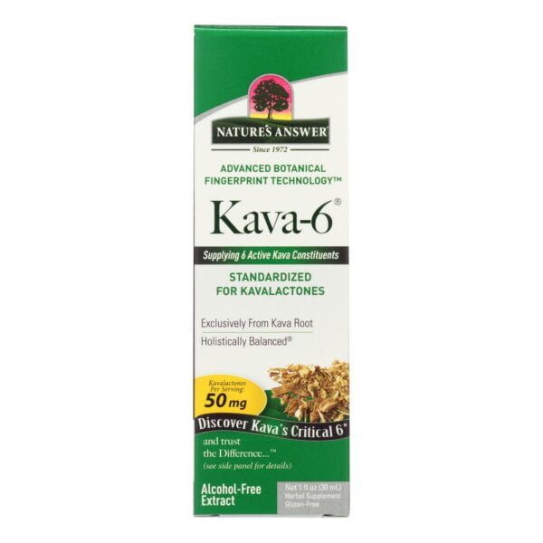Kava-6 Alcohol-Free Extract 50 mg