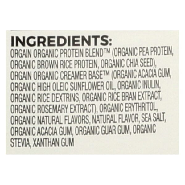Organic Protein Plant Based Powder Sweet Vanilla Bean