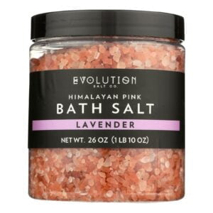 Himalayan Pink Bath Salt Coarse Lavender