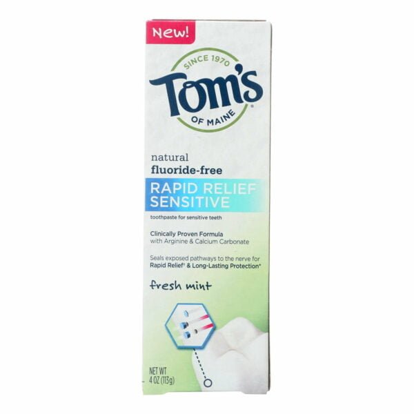 Rapid Relief Sensitive Natural Toothpaste