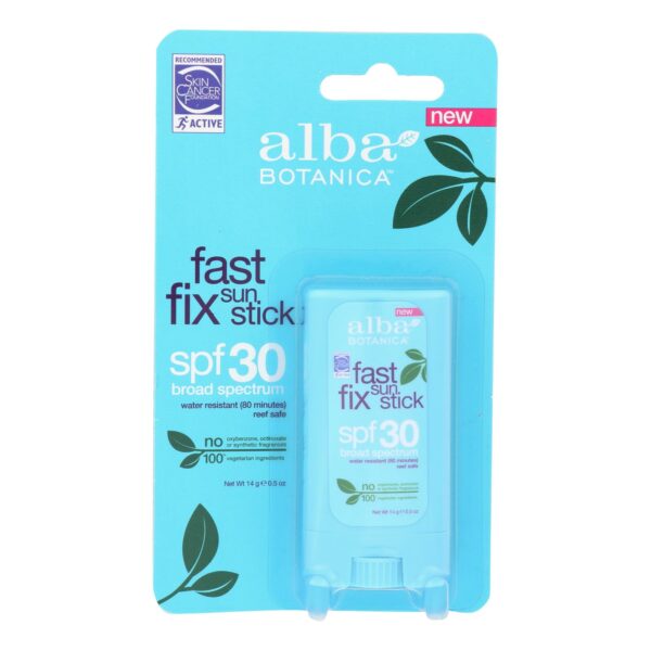 alba botanica fast fix sun stick spf 30