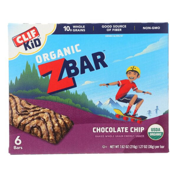 Organic Zbar Chocolate Chip 6 Bars