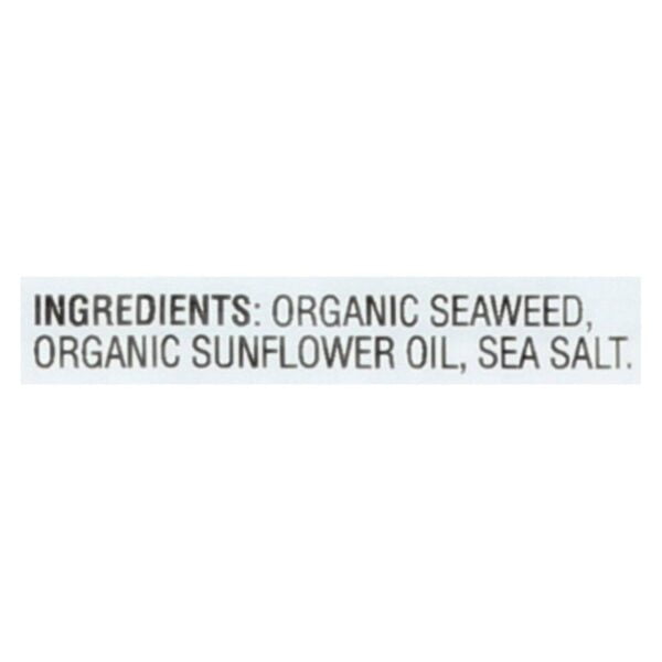 Seaweed Roasted Sea Salt Organic