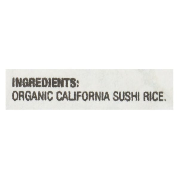 Rice Sushi Organic