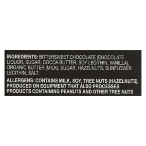 Natural Dark Chocolate Bar with Hazelnut Toffee