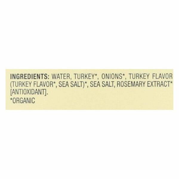 Organic Turkey Broth