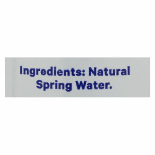Water Natural Alkaline Spring
