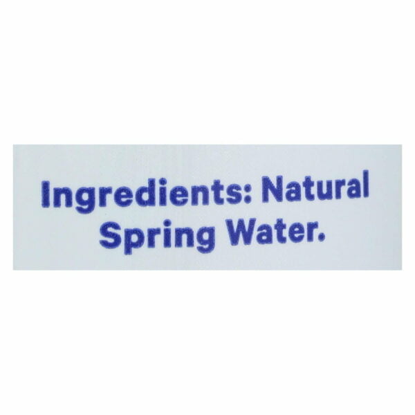 Water Natural Alkaline Spring