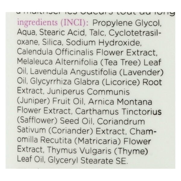 earth science tea tree lavender deodorant