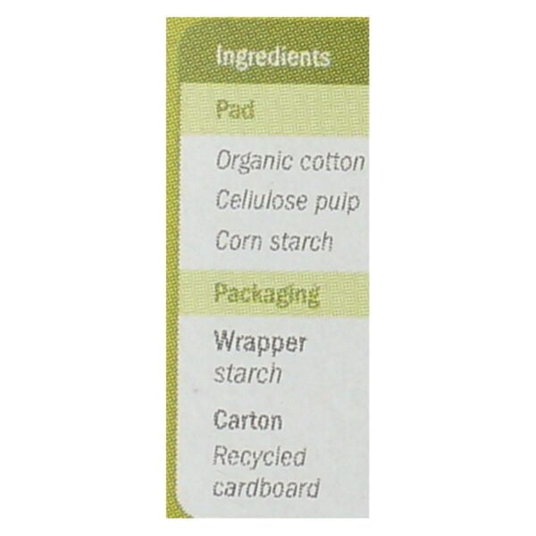 Organic Cotton Natural Panty Liners Normal