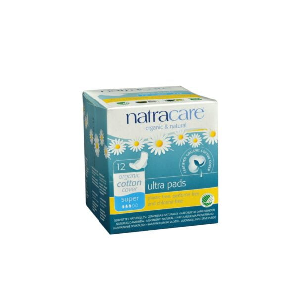 Natural Ultra Pads Cotton Cover Super