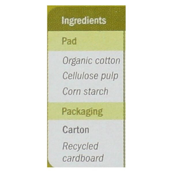 Organic and Natural Panty Liners Cotton Cover Mini
