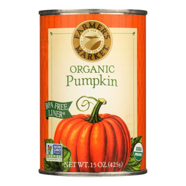 Organic Canned Pumpkin