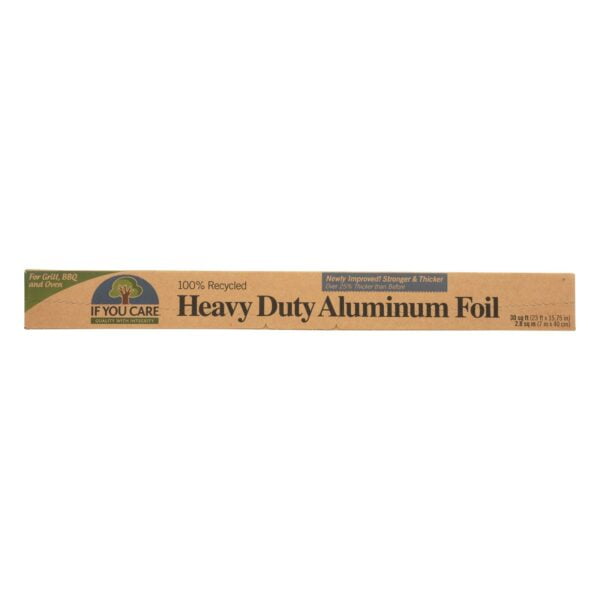 100% Recycled Heavy Duty Aluminum Foil 30 sq ft (23 ft x 15.75 in)