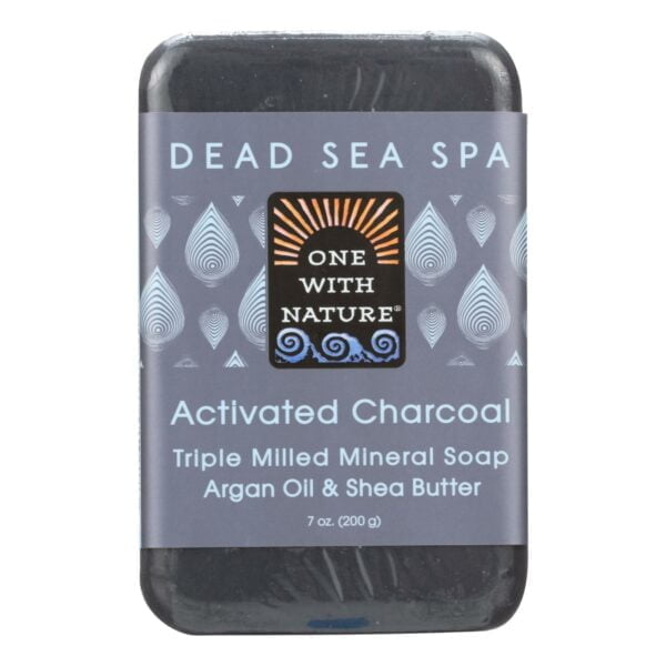 Activated Charcoal Triple Milled Mineral Soap Argan Oil & Shea Butter