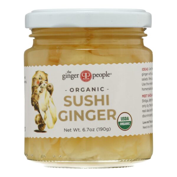 Organic Pickled Sushi Ginger