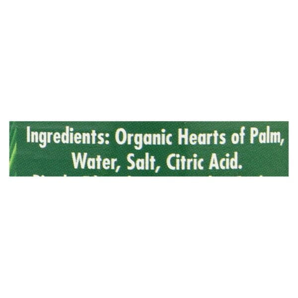 Organic Hearts of Palm