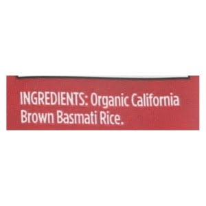lundberg organic california brown basmati rice