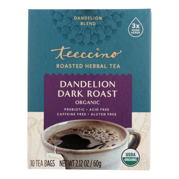 Dandelion Dark Roast Organic Herbal Tea