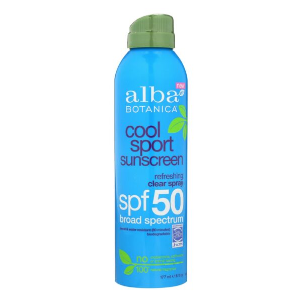 alba botanica cool sport sunscreen spray