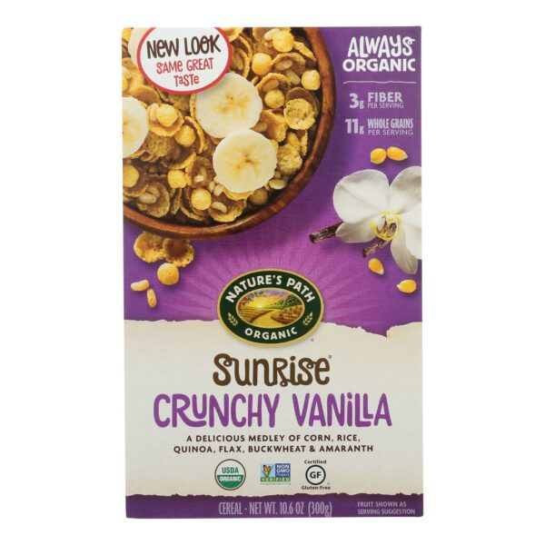 Organic Sunrise Cereal Gluten Free Crunchy Vanilla