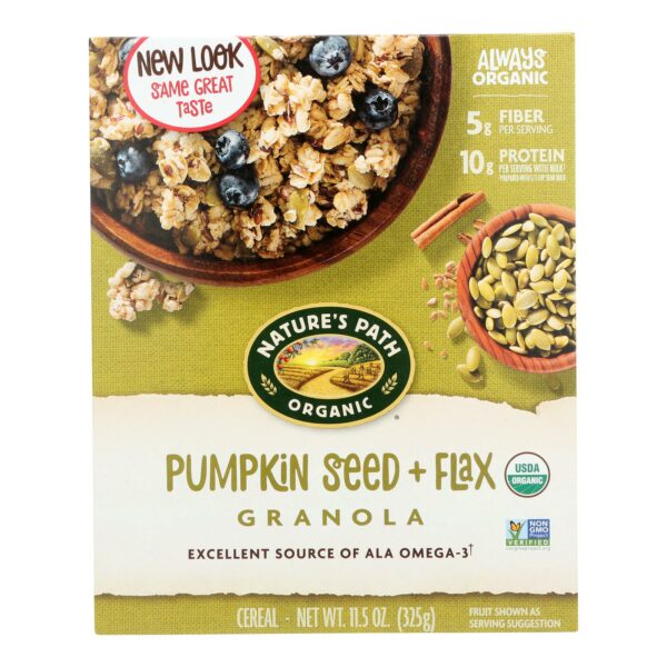 Organic Flax Plus Pumpkin Flax Granola Cereal