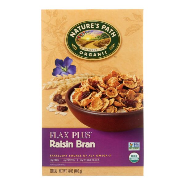 Organic Flax Plus Cereal Raisin Bran