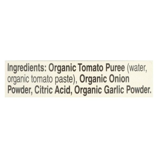 Organic Tomato Sauce No Salt Added