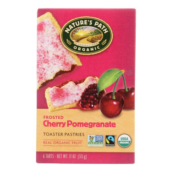 Organic Frosted Cherry Pomegranate Toaster Pastries