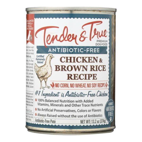 Chicken and Brown Rice Canned Dog Food