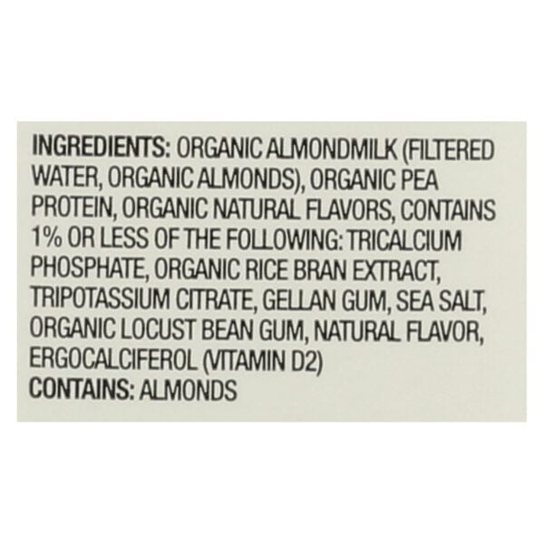 Organic Protein Almond Milk Unsweetened Vanilla