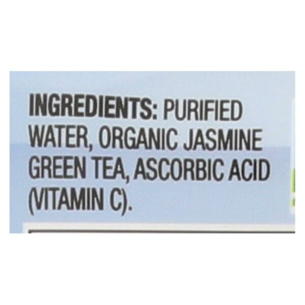 Organic Unsweetened Jasmine Green Tea