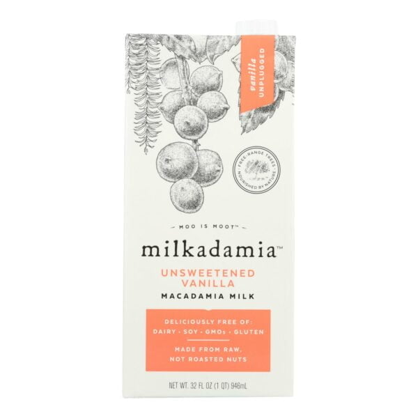 Unsweetened Vanilla Macadamia Milk