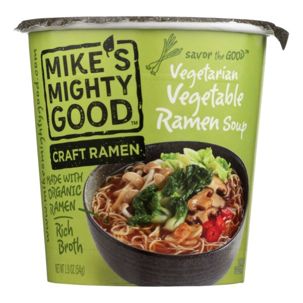 Vegetarian Vegetable Ramen Noodle Soup