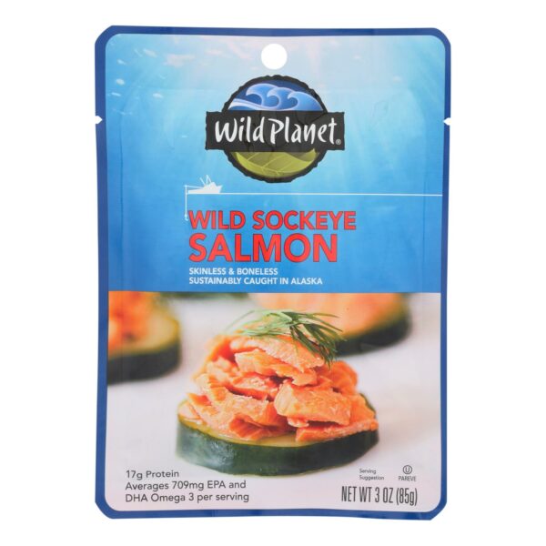 Wild Sockeye Salmon Single Serve Pouch