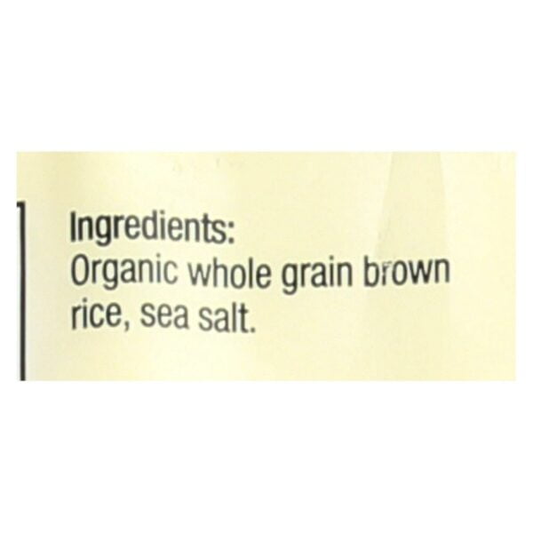 Organic Brown Rice Cakes Lightly Salted
